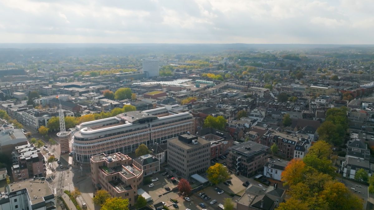 Drone foto Apeldoorn binnenstad